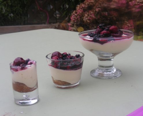 Tiramisu aux fruits rouges