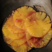 Ananas flambé au rhum