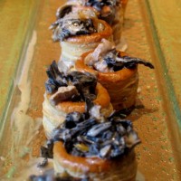feuilleté apéro champignon