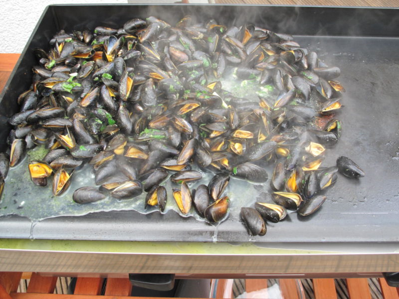 Plancha de moules