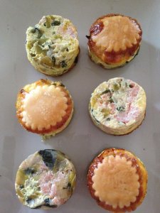 Mini-quiche au saumon 