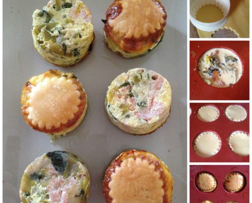 Mini quiche au saumon