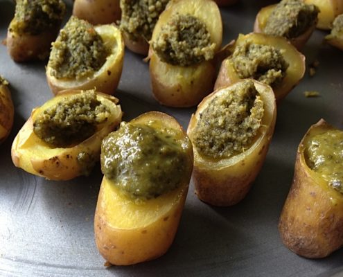 Pommes de terre au pesto