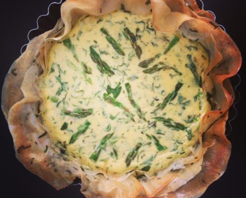 quiche aux asperges simple et rapide