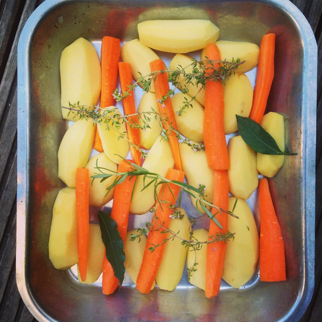 légumes cuits au four