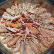 langoustines flambbées