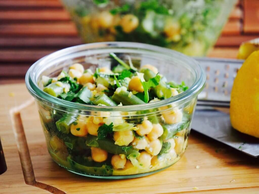 salade d'haricots verts