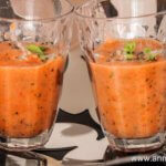 soupe tomate et fraise