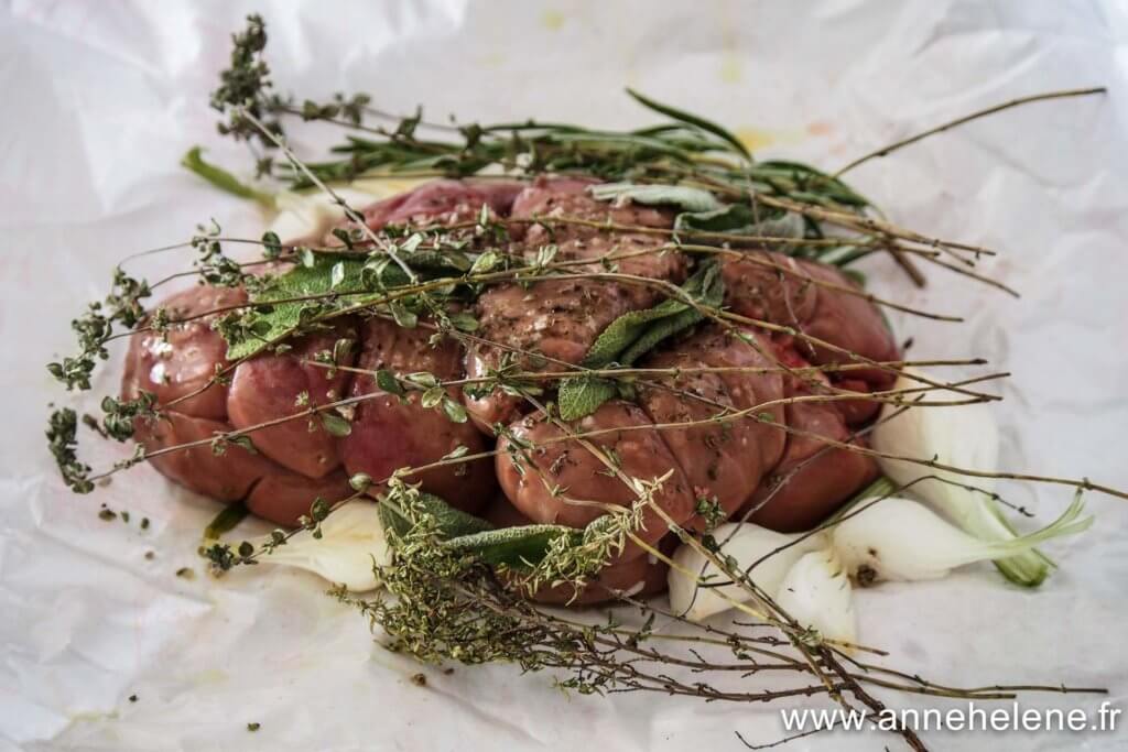 ROGNONS DE VEAU À LA PLANCHA