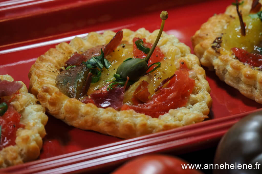 tarte à la tomate et aux capres