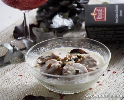 cassolette de boudin blanc au foie gras