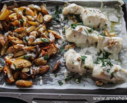 Poisson à la crème Saint Agur