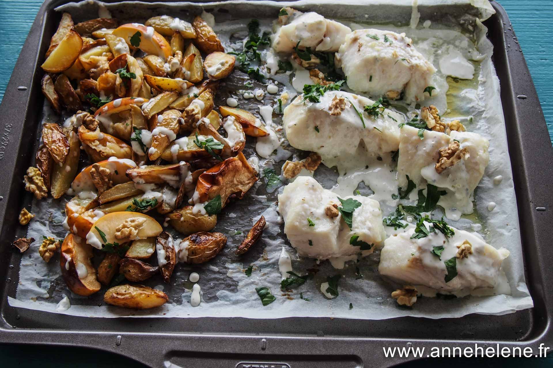 Poisson à la crème Saint Agur