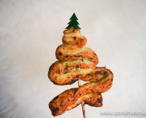 sapins de Noël croustillants pour l'apéro