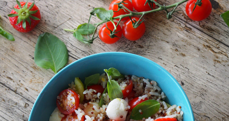 Salade riches en couleur et en saveur