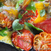 recette de tomates et oeufs plancha