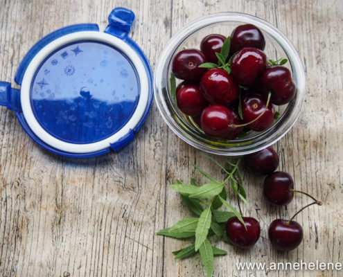 cerises à l'huile d'olive