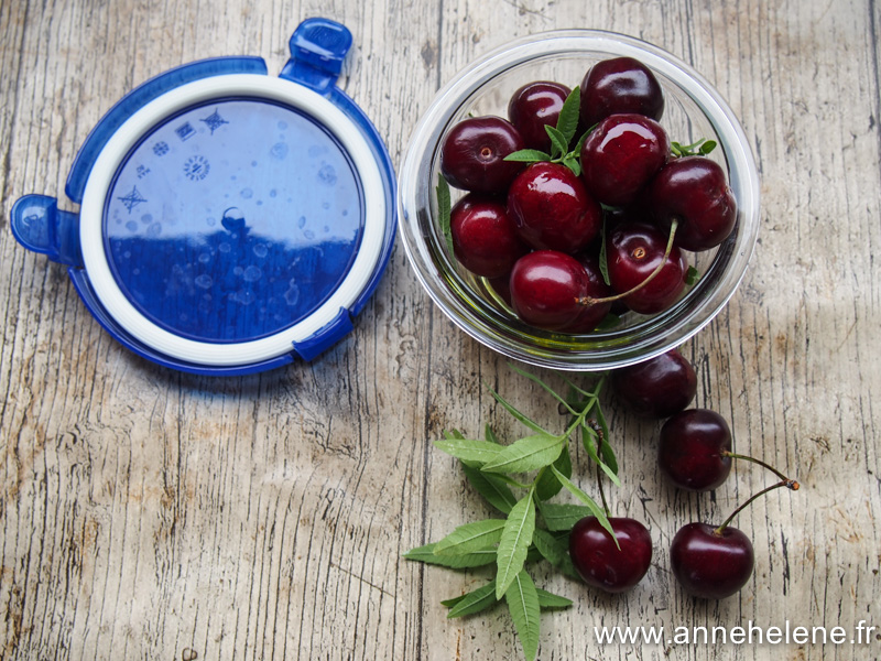 cerises à l'huile d'olive