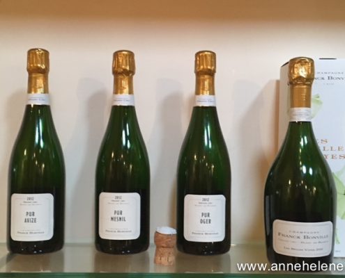 Bouteilles de champagne bonville