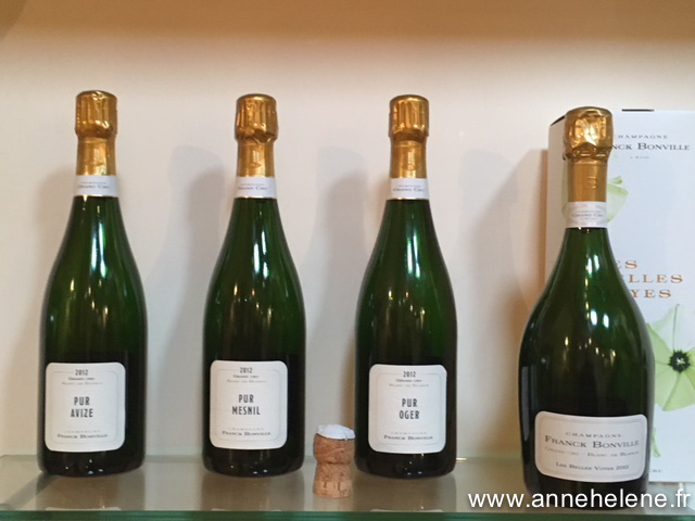 Bouteilles de champagne bonville