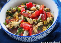 salade de moule et tomate