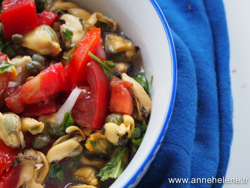 salade de moules et câpres