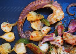plancha de poulpe