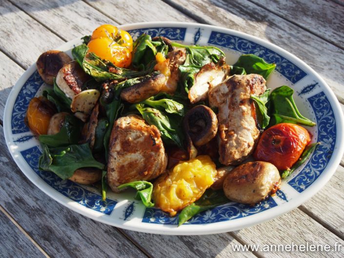 Thon frais à la plancha