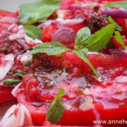 tomates à la framboise