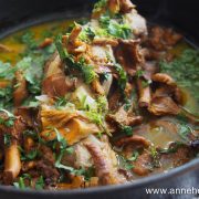 Filet mignon de porc au bouillon