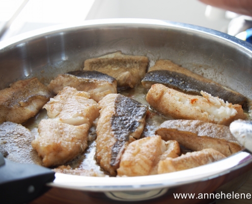 Filets de poissons blancs cuit au beurre