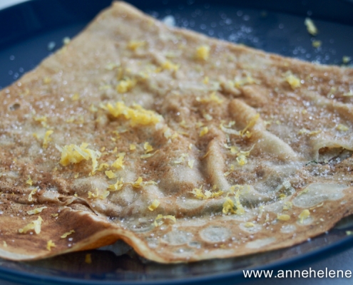 crêpe bretonne au sucre et citron