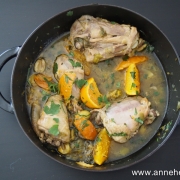 poulet mandarine et olive