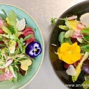 salade composée de légumes crus