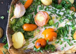 Recette poisson au four aile de raie