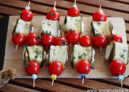 Tomate et courgette apéro