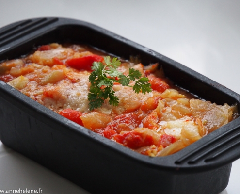 Fenouil en gratin sauce tomate