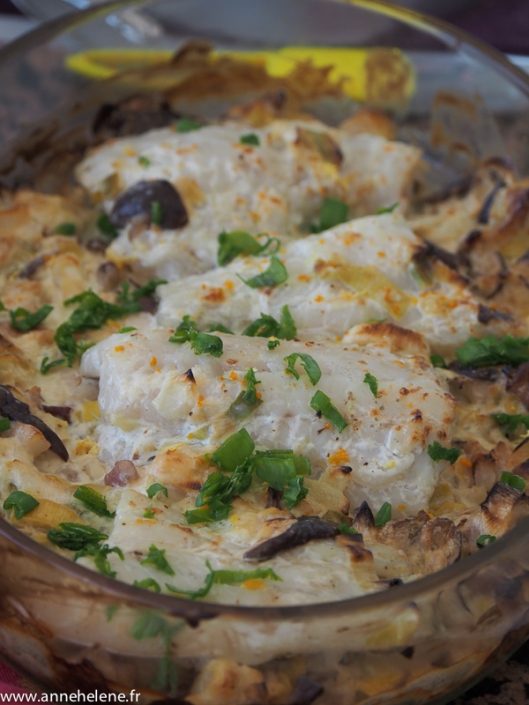 Poisson au four filets de lieu jaune